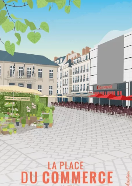 Carte postale offerte par Le Transporteur Nantais votre chauffeur privé à Nantes