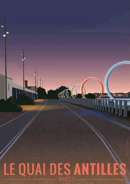 Carte postale offerte par Le Transporteur Nantais votre chauffeur privé à Nantes