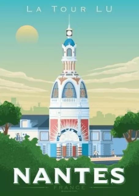 Carte postale offerte par Le Transporteur Nantais votre chauffeur privé à Nantes