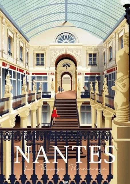 Carte postale offerte par Le Transporteur Nantais votre chauffeur privé à Nantes